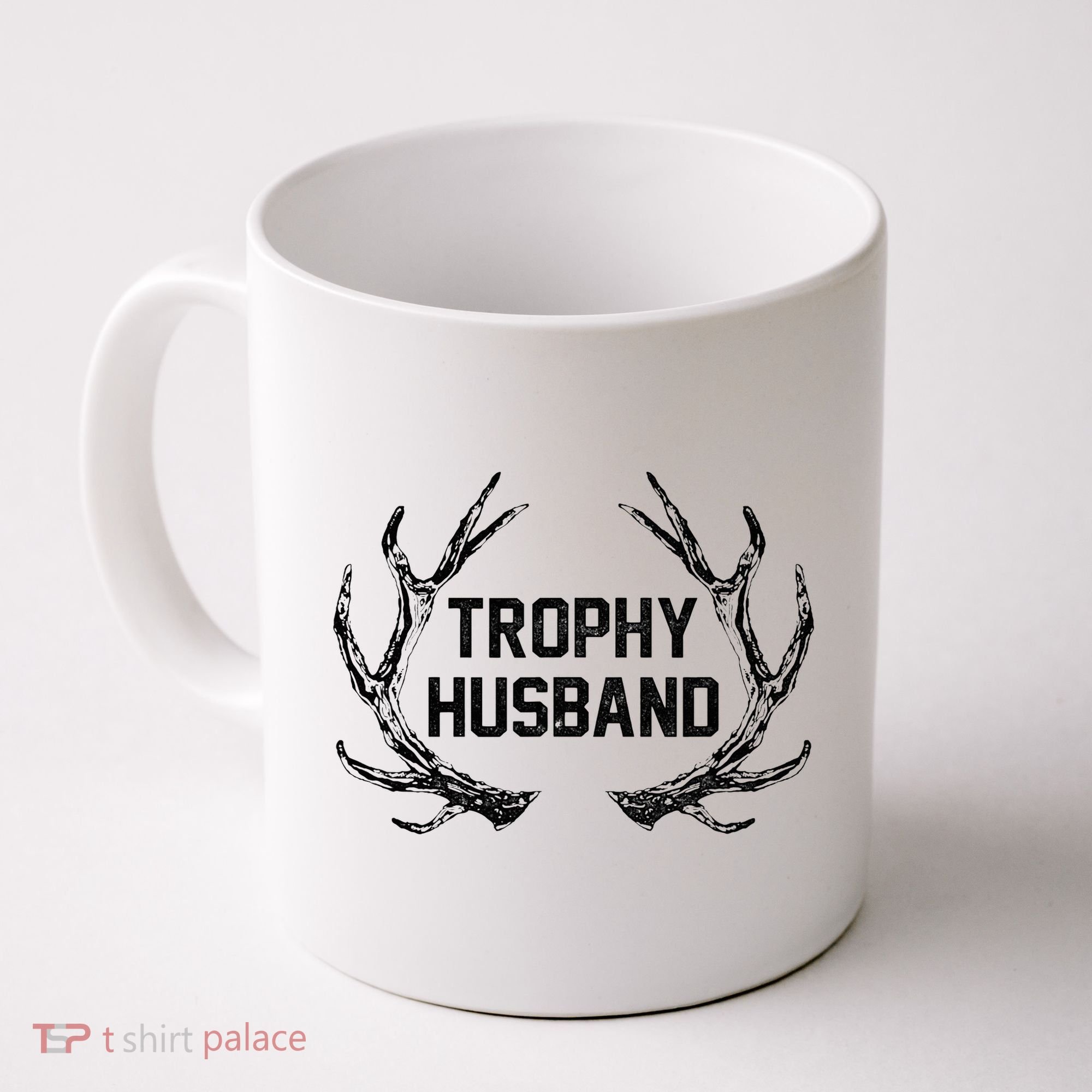 Trophy Husband Antler Coffee Mug