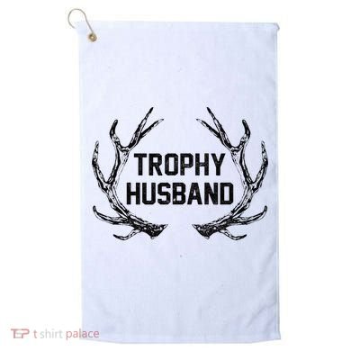 Trophy Husband Antler Golf Towel