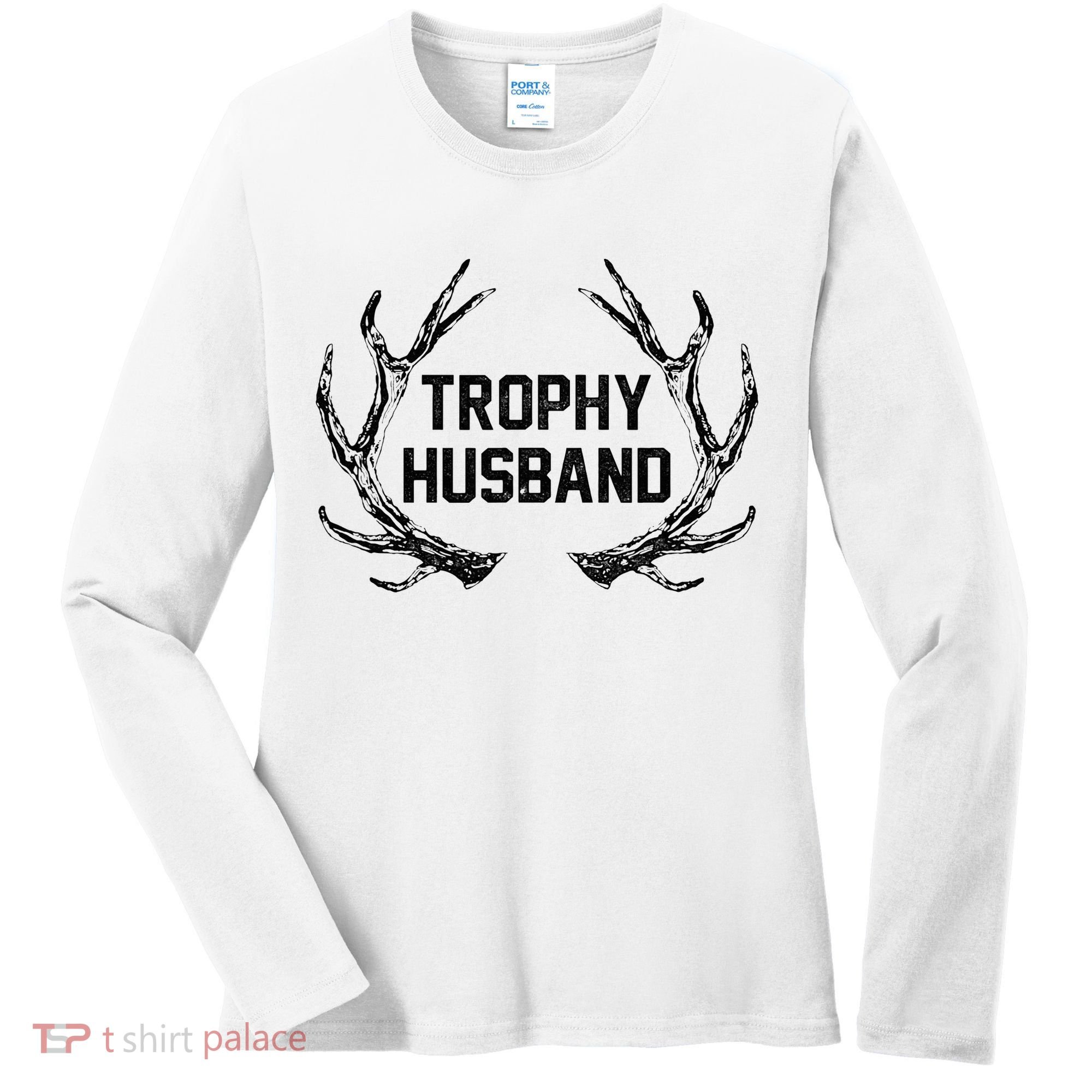 Trophy Husband Antler Women's Long Sleeve Shirt
