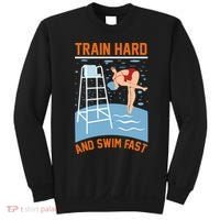 Train Hard And Swim Fast Sweatshirt thumb 0