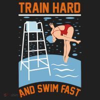 Train Hard And Swim Fast Tumbler thumb 3