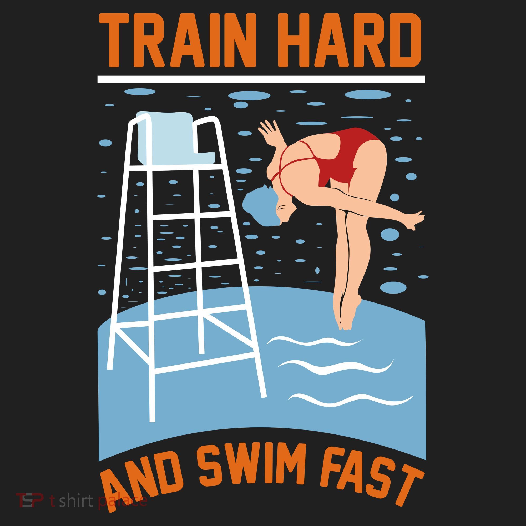 Train Hard And Swim Fast Tumbler