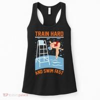 Train Hard And Swim Fast Women's Tank Top thumb 0