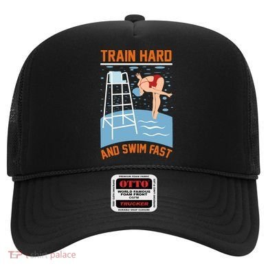 Train Hard And Swim Fast Hat