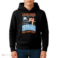Train Hard And Swim Fast Kids Hoodie thumb 4