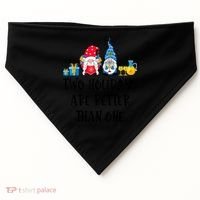Two Holidays Are Better Than One Christmas Hanukkah Jewish USA-Made Doggie Bandana thumb 0