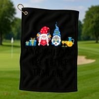 Two Holidays Are Better Than One Christmas Hanukkah Jewish Golf Towel thumb 1