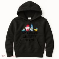 Two Holidays Are Better Than One Christmas Hanukkah Jewish Kids Hoodie thumb 0