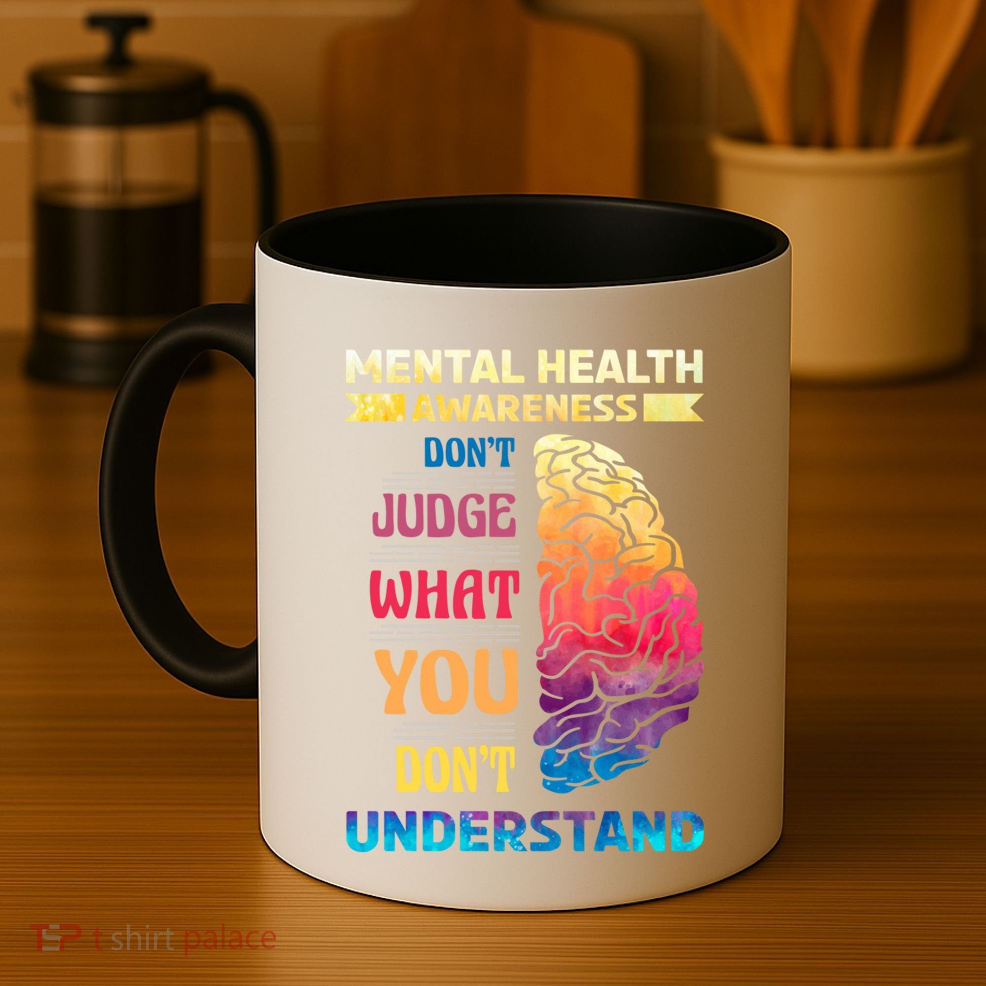 Tal Health Awareness DonT Judge What You Dont Understand Gift Coffee Mug