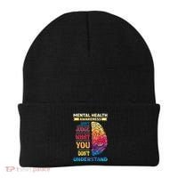 Tal Health Awareness DonT Judge What You Dont Understand Gift Beanie thumb 0