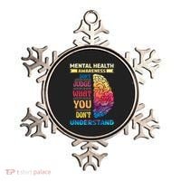 Tal Health Awareness DonT Judge What You Dont Understand Gift Ornament thumb 0