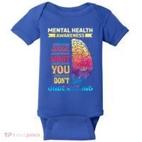 Tal Health Awareness DonT Judge What You Dont Understand Gift Baby Bodysuit thumb 0