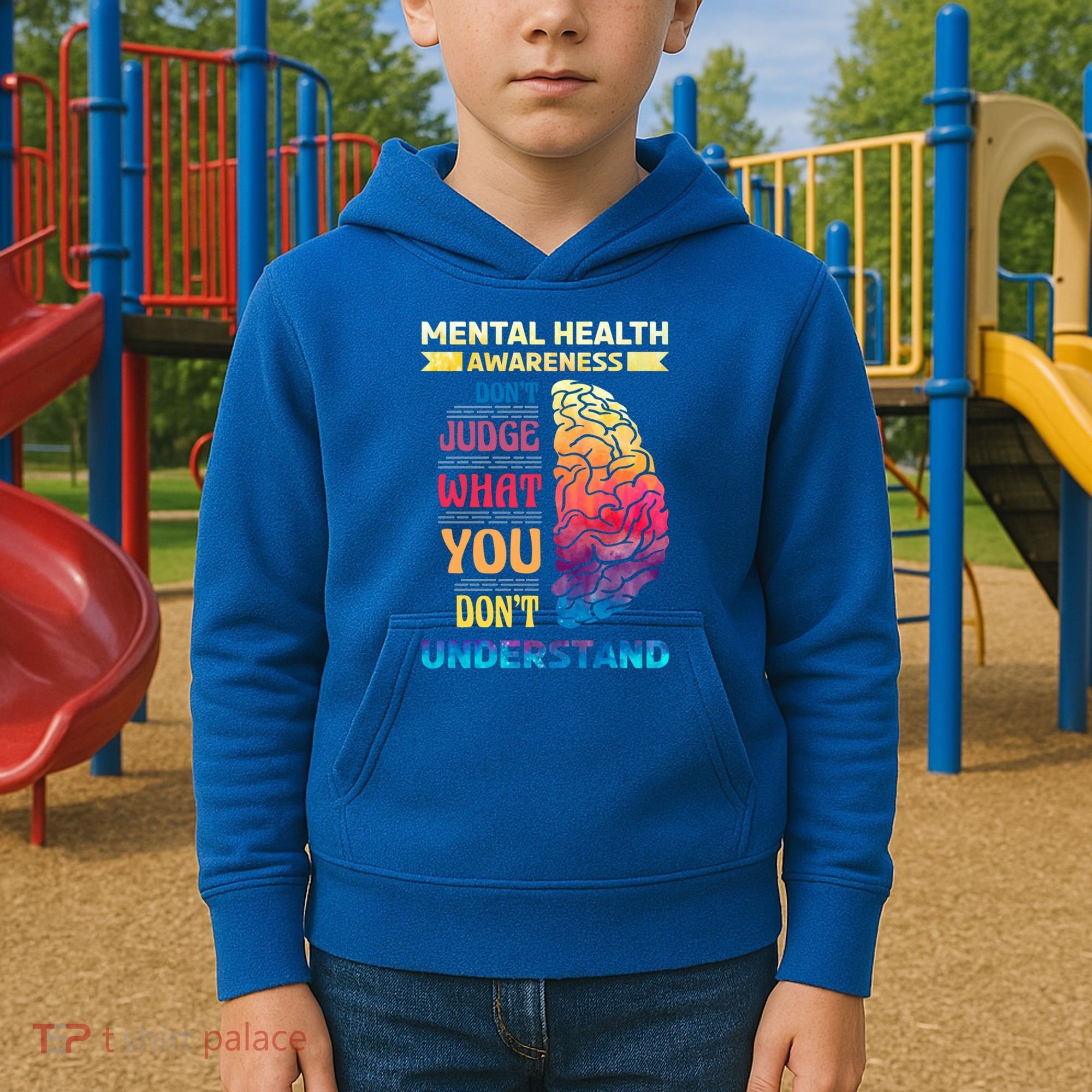 Tal Health Awareness DonT Judge What You Dont Understand Gift Kids Hoodie