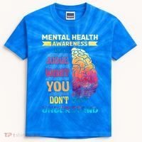 Tal Health Awareness DonT Judge What You Dont Understand Gift Kids Tie-Dye T-Shirt thumb 0