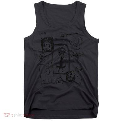 Thriller Horror And Cat Coraline Aesthetic Tank Top