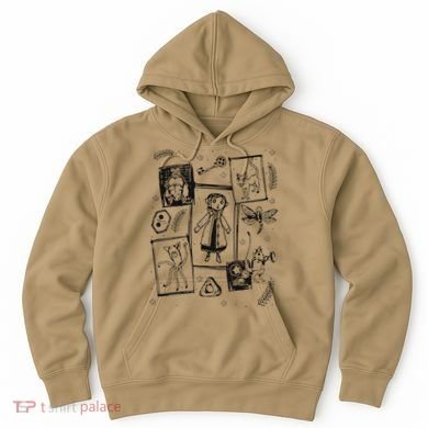 Thriller Horror And Cat Coraline Aesthetic Hoodie