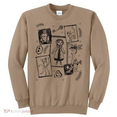 Thriller Horror And Cat Coraline Aesthetic Sweatshirt