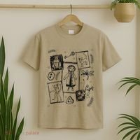 Thriller Horror And Cat Coraline Aesthetic T-Shirt thumb 2