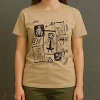 Thriller Horror And Cat Coraline Aesthetic T-Shirt thumb 4