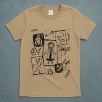 Thriller Horror And Cat Coraline Aesthetic T-Shirt thumb 5