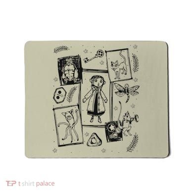 Thriller Horror And Cat Coraline Aesthetic Mousepad