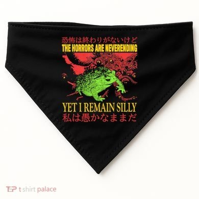 The Horrors Are Never Ending Frog USA-Made Doggie Bandana
