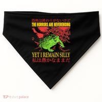 The Horrors Are Never Ending Frog USA-Made Doggie Bandana thumb 0