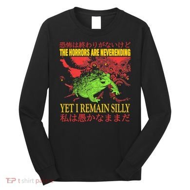 The Horrors Are Never Ending Frog Long Sleeve Shirt