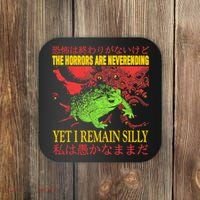 The Horrors Are Never Ending Frog Coaster thumb 0