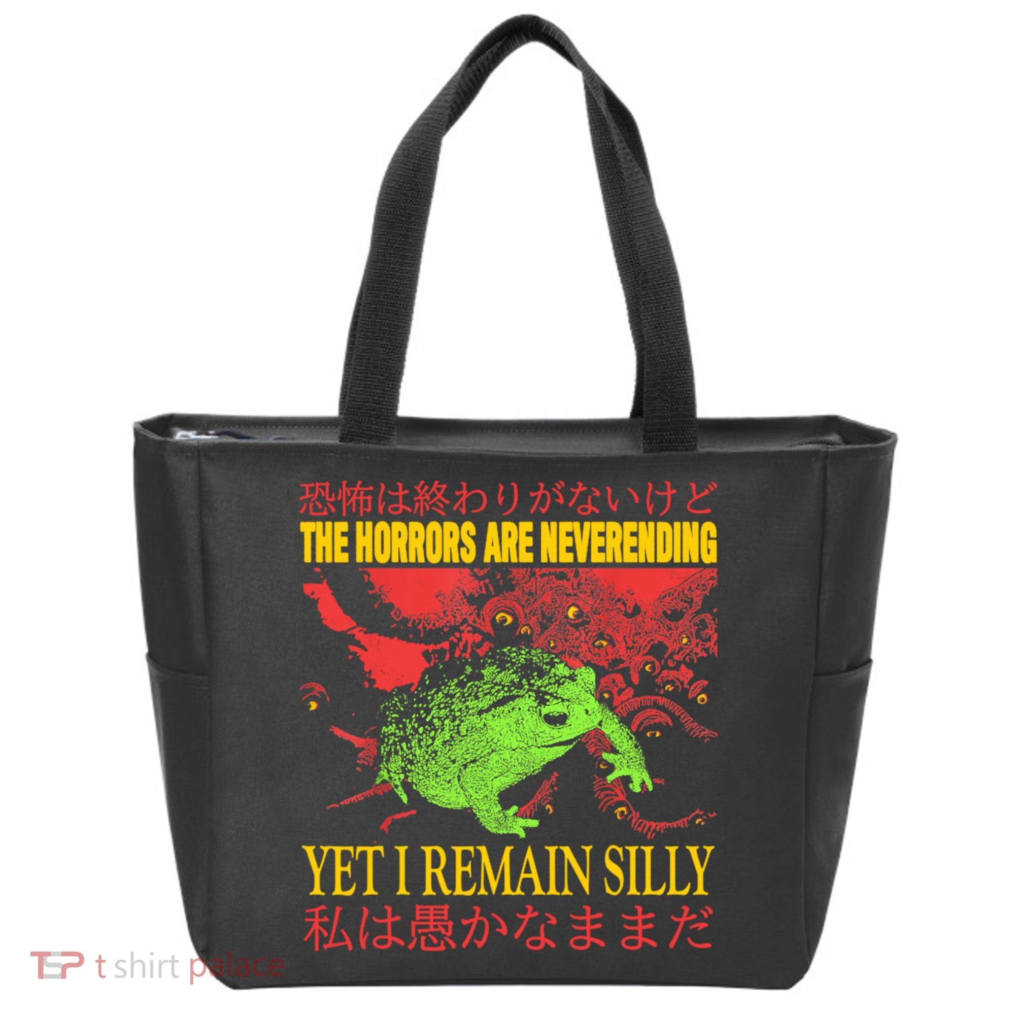 The Horrors Are Never Ending Frog Tote Bag
