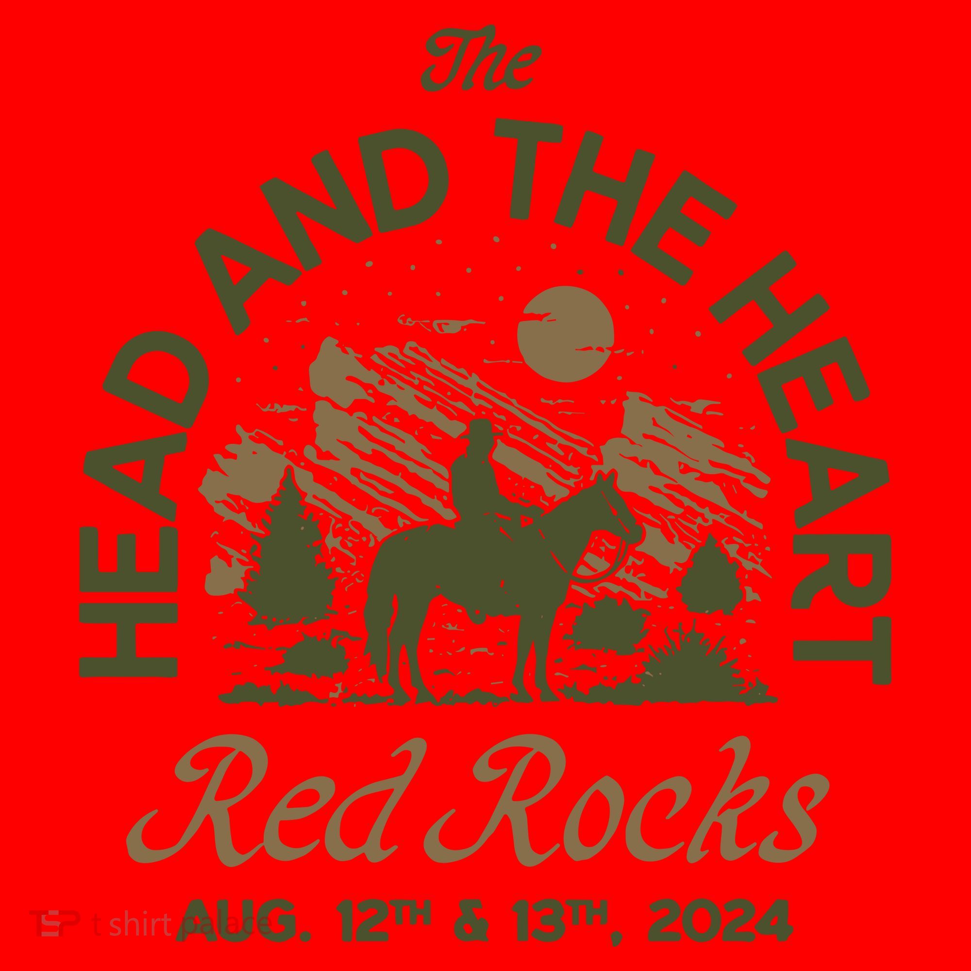 The Head And The Heart Red Rocks 2024 Event Santa Hat