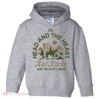 The Head And The Heart Red Rocks 2024 Event Toddler Hoodie thumb 0