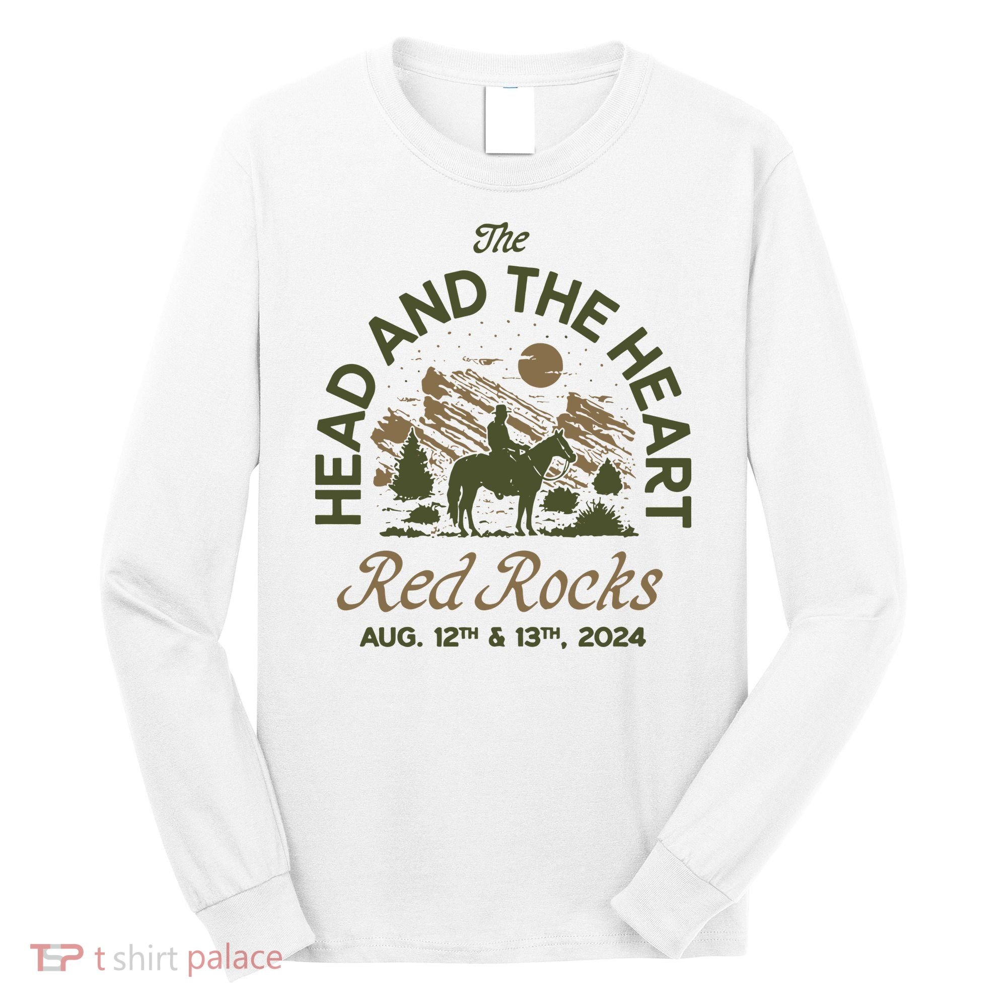 The Head And The Heart Red Rocks 2024 Event Long Sleeve Shirt