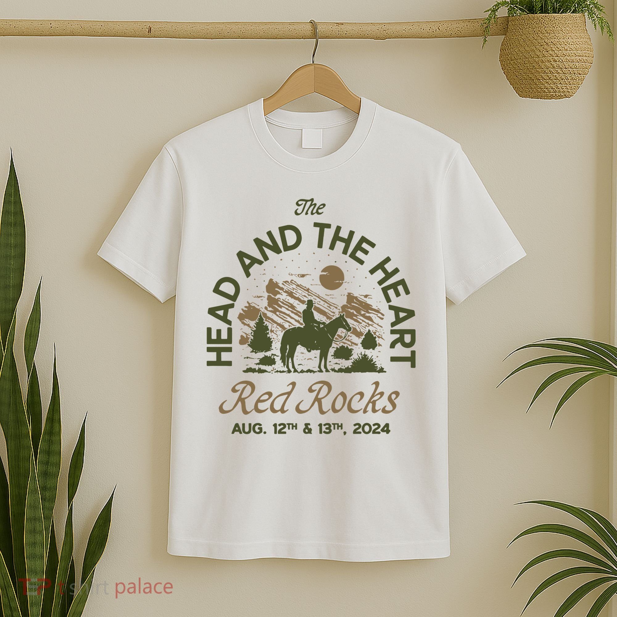 The Head And The Heart Red Rocks 2024 Event T-Shirt