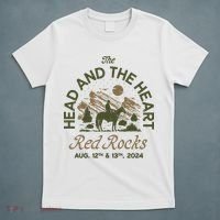 The Head And The Heart Red Rocks 2024 Event T-Shirt thumb 5
