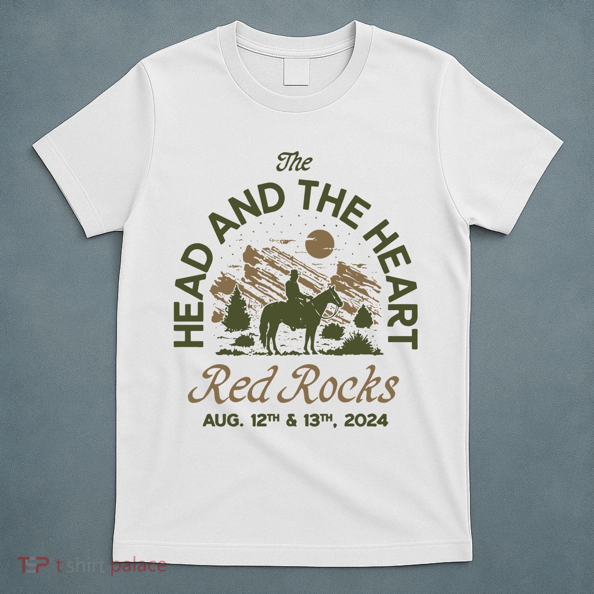 The Head And The Heart Red Rocks 2024 Event T-Shirt