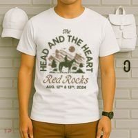 The Head And The Heart Red Rocks 2024 Event T-Shirt thumb 6