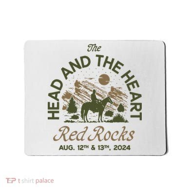 The Head And The Heart Red Rocks 2024 Event Mousepad