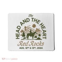The Head And The Heart Red Rocks 2024 Event Mousepad thumb 0