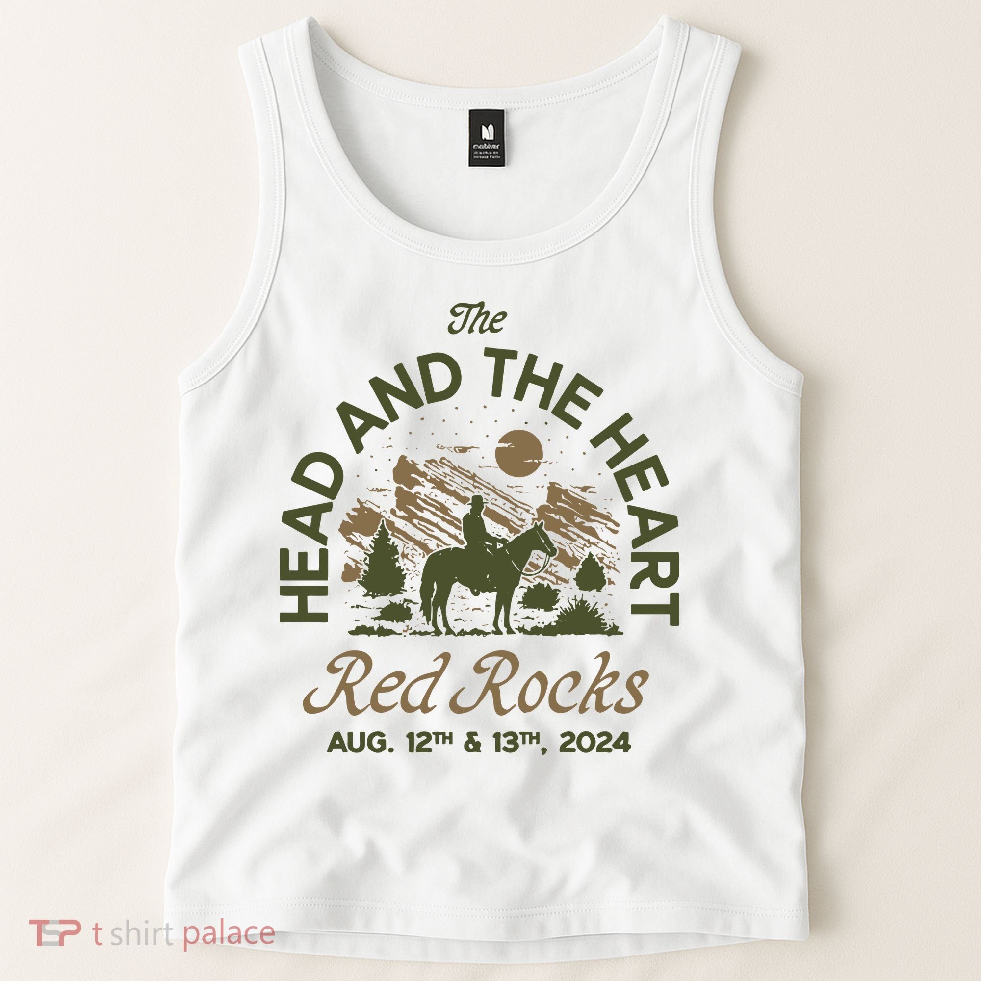 The Head And The Heart Red Rocks 2024 Event Tank Top
