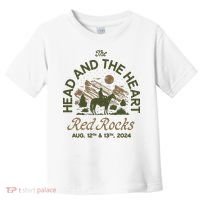 The Head And The Heart Red Rocks 2024 Event Toddler T-Shirt thumb 0