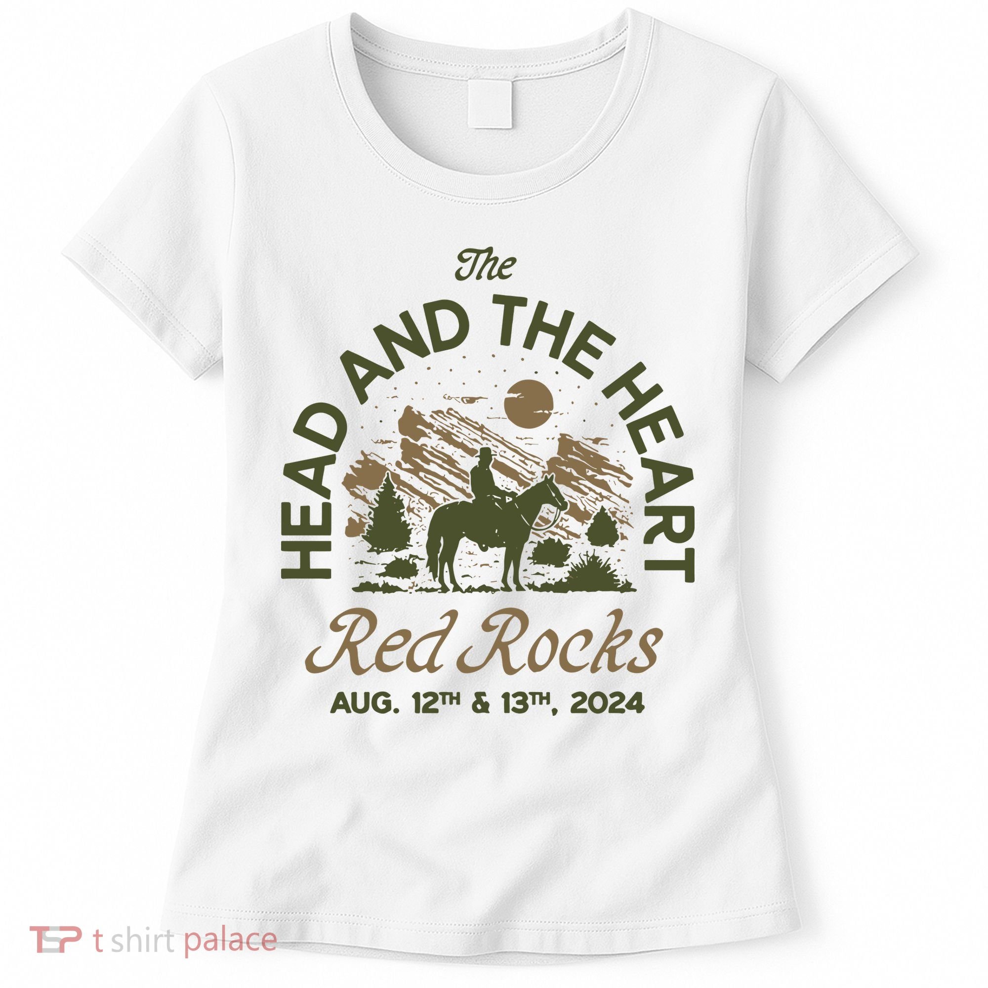 The Head And The Heart Red Rocks 2024 Event Women's T-Shirt