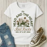 The Head And The Heart Red Rocks 2024 Event Women's T-Shirt thumb 3