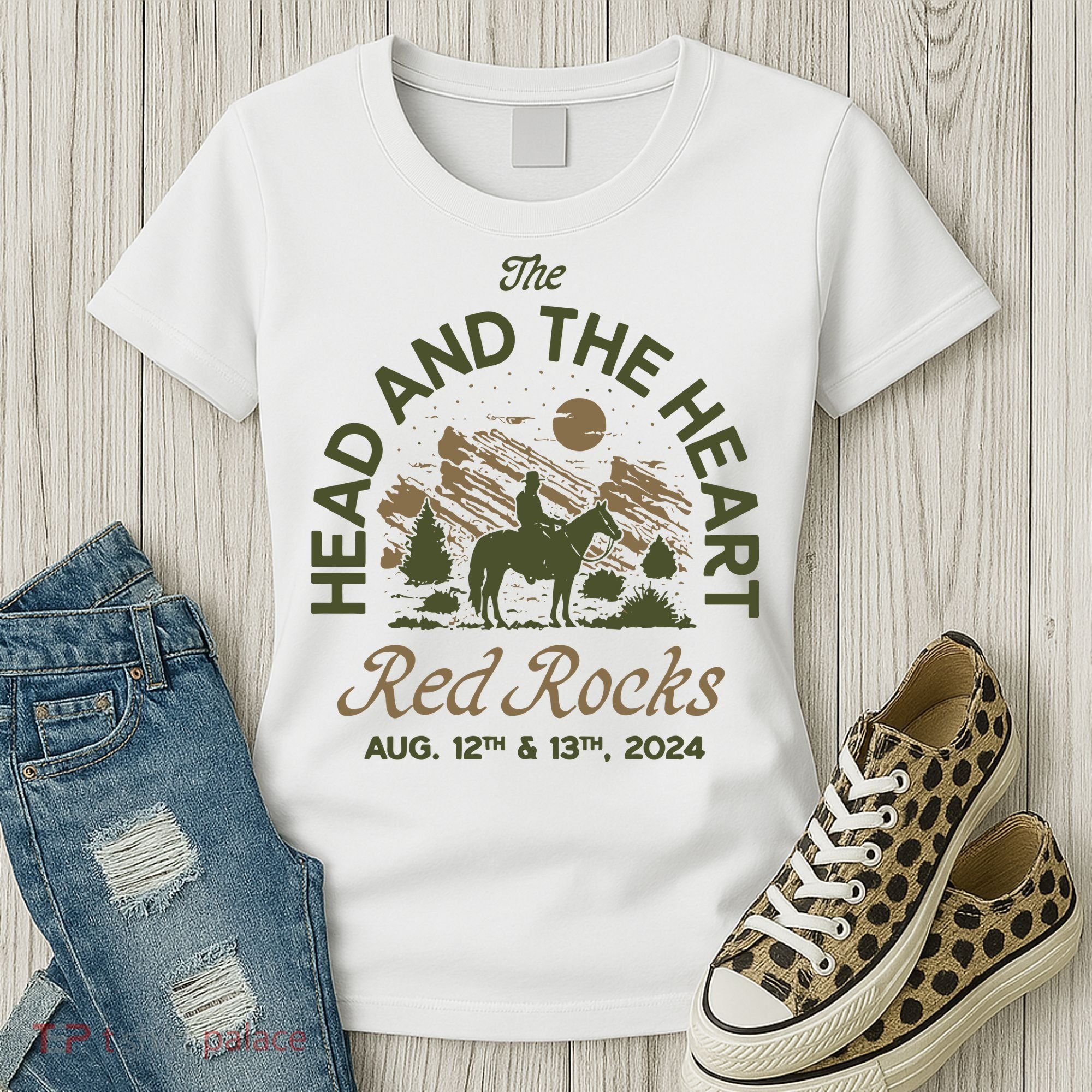 The Head And The Heart Red Rocks 2024 Event Women's T-Shirt