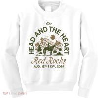 The Head And The Heart Red Rocks 2024 Event Kids Sweatshirt thumb 0