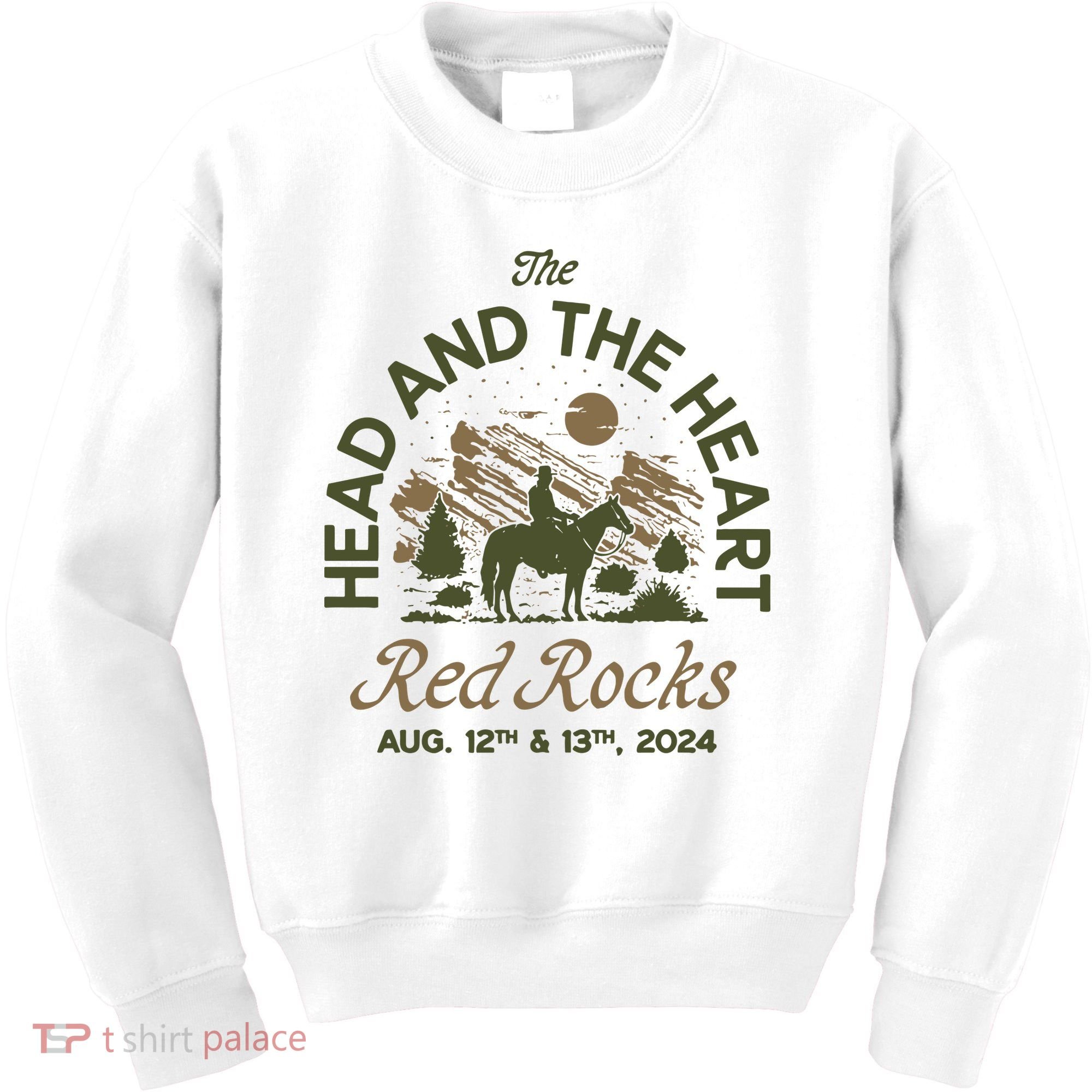 The Head And The Heart Red Rocks 2024 Event Kids Sweatshirt