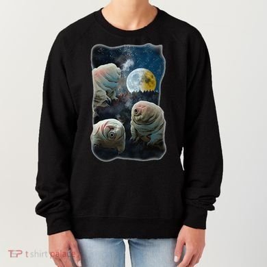 Tardigrades Howling At Moon Funny Tardigrade Lovers Costume Women's Sweatshirt