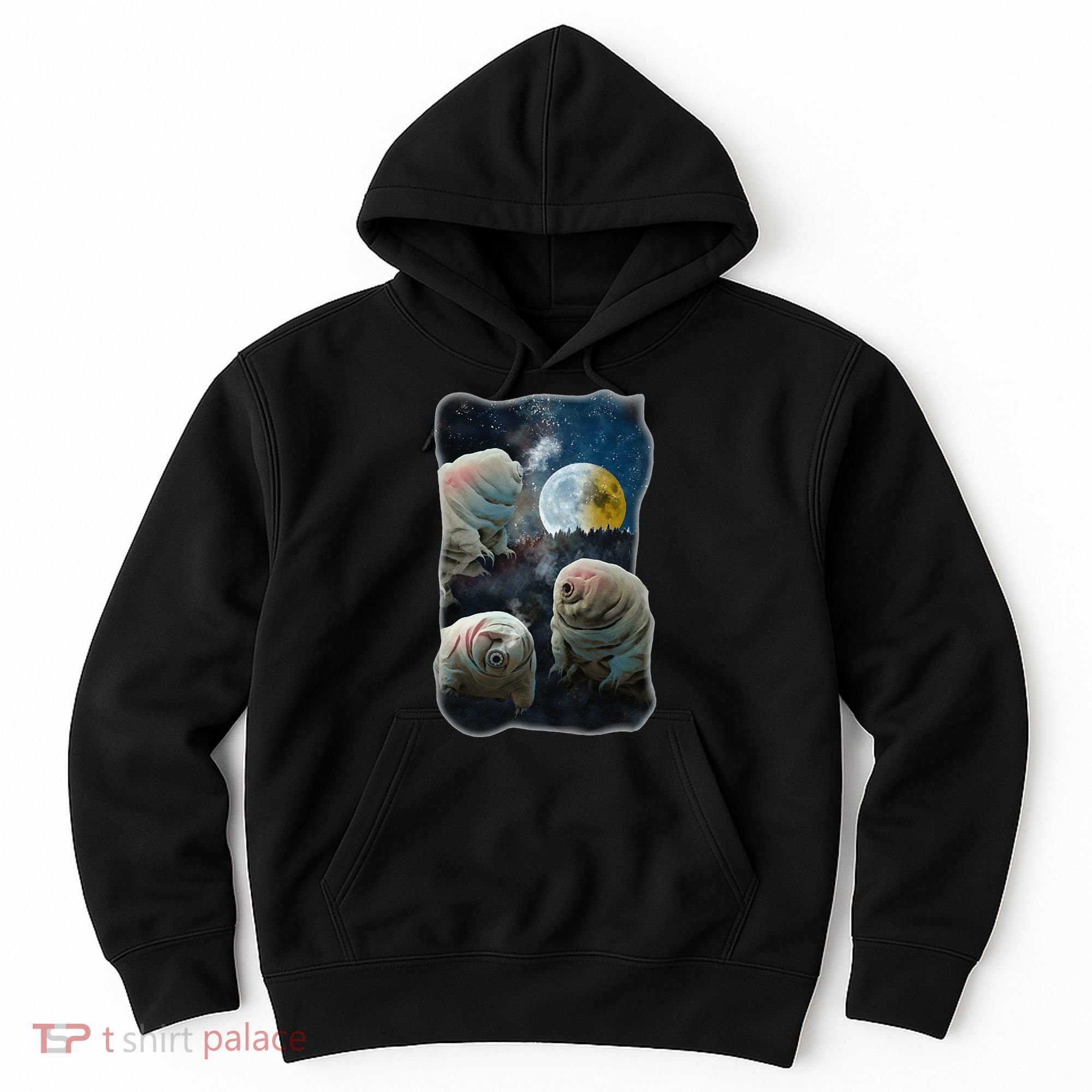 Tardigrades Howling At Moon Funny Tardigrade Lovers Costume Hoodie