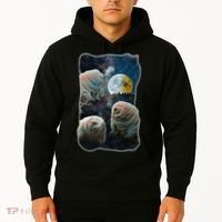 Tardigrades Howling At Moon Funny Tardigrade Lovers Costume Hoodie thumb 2