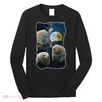 Tardigrades Howling At Moon Funny Tardigrade Lovers Costume Long Sleeve Shirt thumb 0